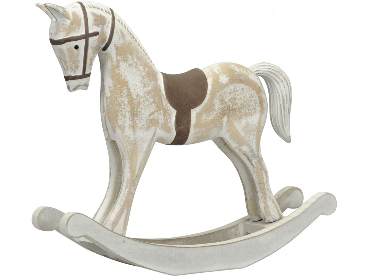 Wooden Rocking Horse, Large 40119 Christmas / Ornaments Rosefields