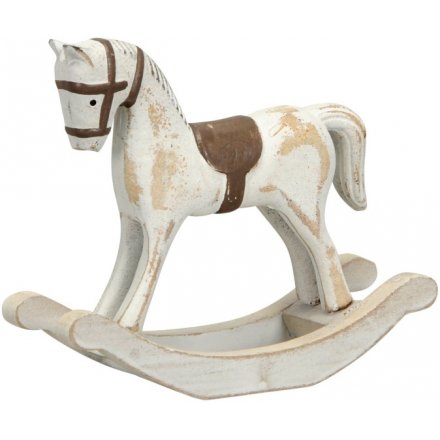 wooden rocking horse ornament