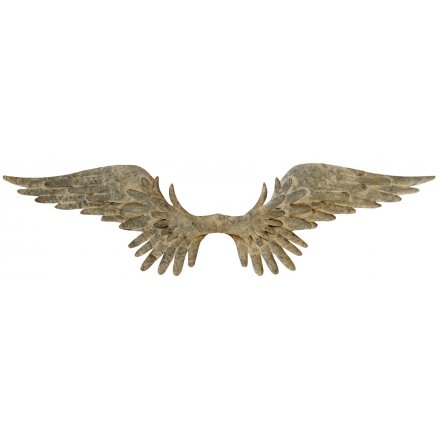 Large Distressed Angel Wings 