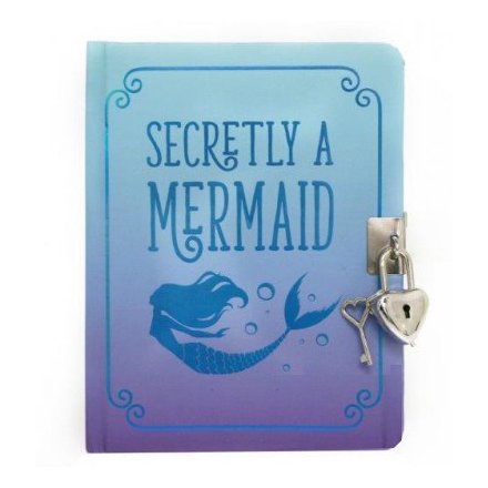 A6 Mermaid Diary With Padlock 