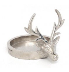 A luxury living item. This reindeer head candle holder is a super chic and stylish home accessory.