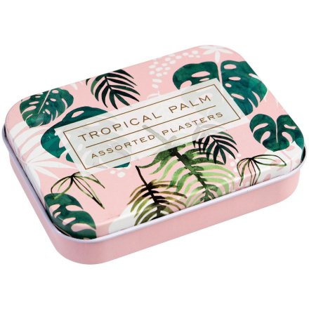  With a trending Greenery print and assorted sized plasters, this little metal tin filled with plasters will come in han