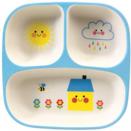 Happy Cloud Sun House Baby Food Tray