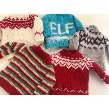 Elves Behavin' Badly Knitted Sweaters for Elf