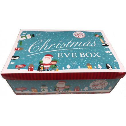  A fun and festive themed Christmas Eve Box! Fill with all the necessities of a cozy Christmas Eve for your little ones 