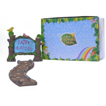 Fairy Garden Sign & Path