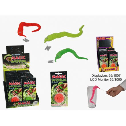 Magic Worm Toys, 4 Assorted