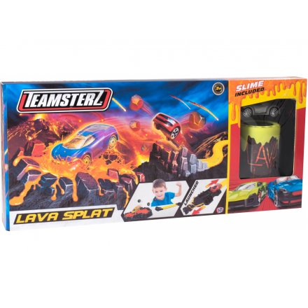 A Teamsterz Lava Spalt Toy including Car, Launcher & Slime