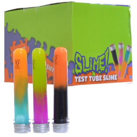 Colourful Slime Test Tubes, 3 Assorted