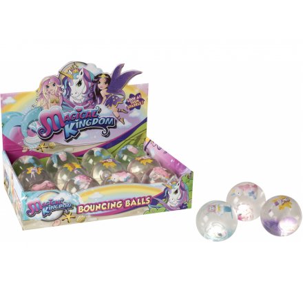 Magical Kingdom Fairy Unicorn Mermaid Bouncing Balls