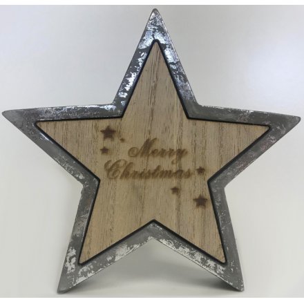 Concrete and Wooden Star