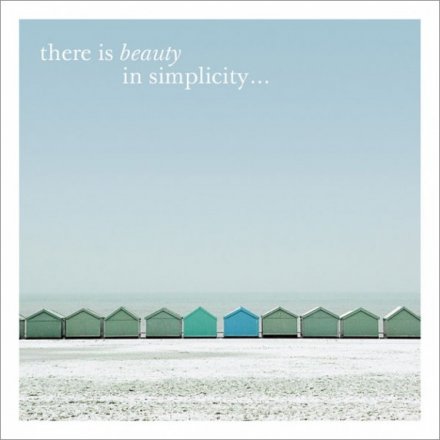 Beauty in Simplicity Greeting Card
