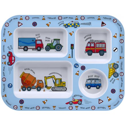 Colourful Cars Dinner Tray 