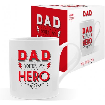 Dad You're My Hero Mug