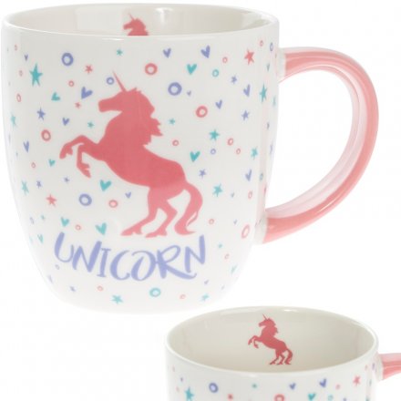 Pink Unicorn Ceramic Mug 