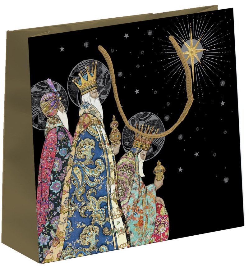 Three Kings Gift Bag, 16cm | 40809 | Christmas / Stationery, Crafts ...