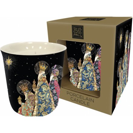 The Three Kings Decorated Candle
