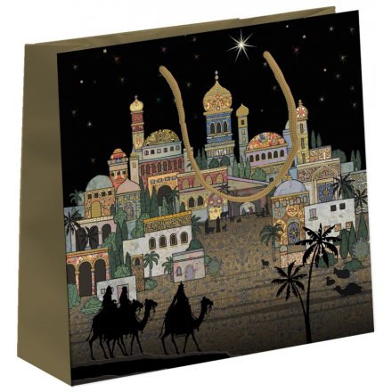 Bethlehem City Decorated Giftbag - Small