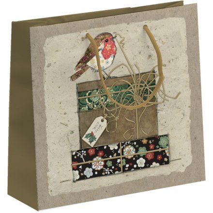 Pretty Robin Vintage Giftbag - Small 