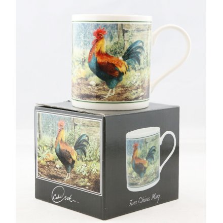 Rooster Printed China Mug 