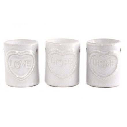  Produce a cozy glow and a romantic sense to your home spaces with this chic pillar ceramic oil burners.