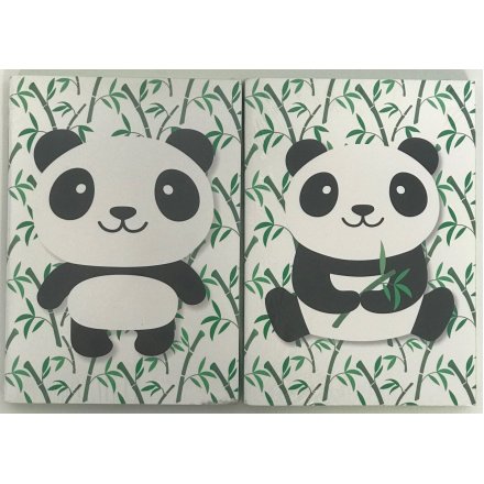  Add an adorable touch to your note taking and reminders with these sweet Panda themed note books 