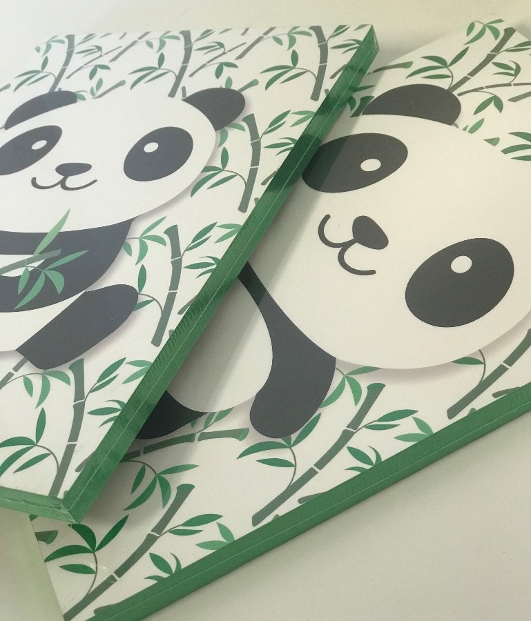 PD0023 / A5 Panda Notepad | 40923 | Cards, Stationery, Crafts & Wrap ...