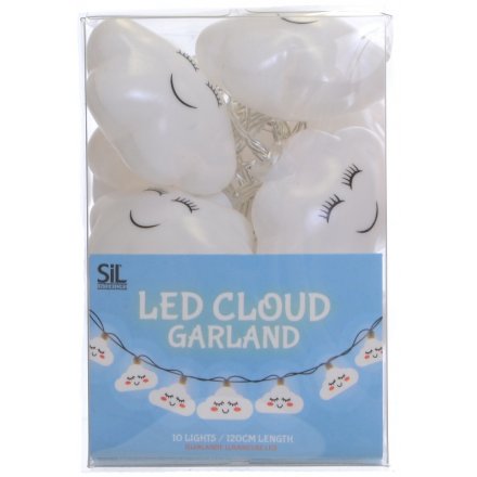 LED Happy Cloud String Lights 
