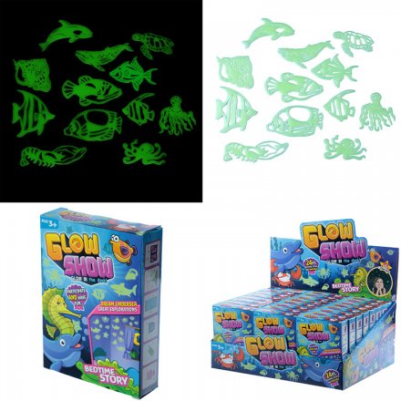  Bring a magical underwater touch to any little ones bedroom walls and ceilings with these sticky glow in the dark sea c