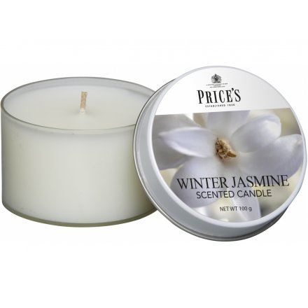 Prices Scented Candle Tin - Winter Jasmine 