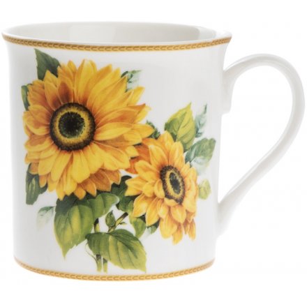 Sunflower Print Mug