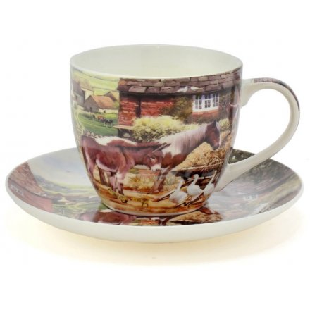 Country Life Cup & Saucer 
