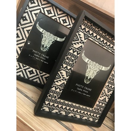  Bring a Modern Aztec touch to your home decor or displays with this charming assortment of printed block photo frames