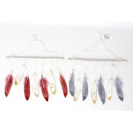 Hanging Feather Decorations