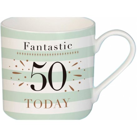'Fantastic! 50 Today' Fine China Mug 