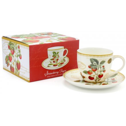 this beautifully decorated Fine China Cup and Saucer set will place perfectly in any kitchen space 