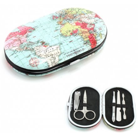 World Traveller Print Manicure Set