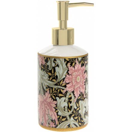 William Morris Pink Clematis Soap Dispenser 