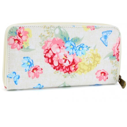 Floral Hydrangea Wallet