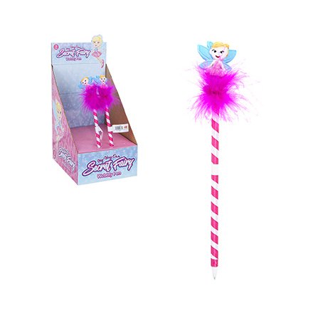 Pink Feather Fairy Wobbling Pen 