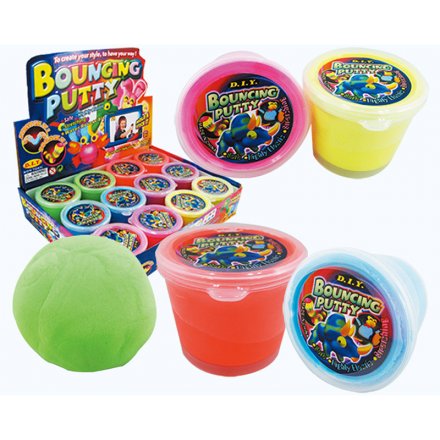 DIY Colourful Bouncing Putty