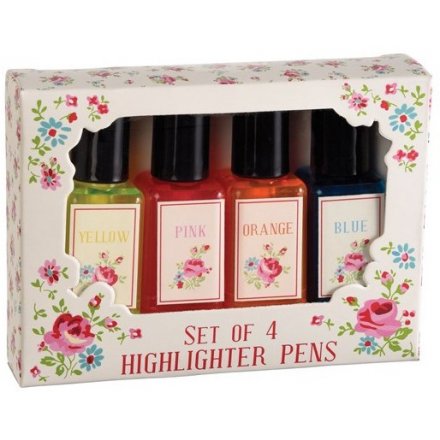  Get your stationary at the ready with these quirky nail varnish themed highlighter pens 