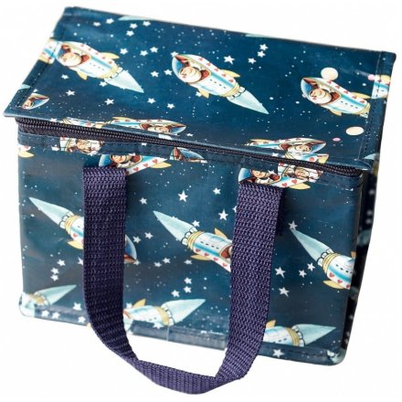 Pack your little astronauts lunch in this quirky fabric lunch bag 