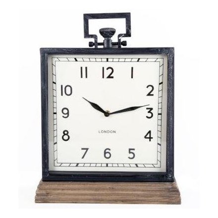 Vintage Luxe Square Clock 