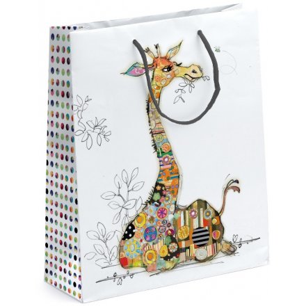 Bug Art Gerry Giraffe Design Gift Bag, 33cm 