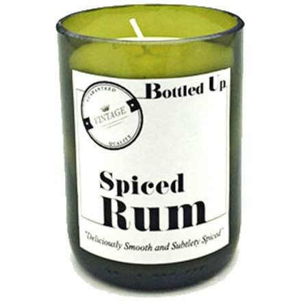 Recycled Bottle Candle - Spiced Rum