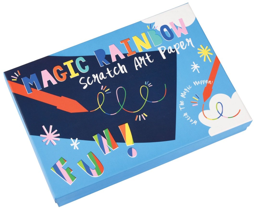 Creatorally Scratch Art For Kids, Magic Rainbow Scratch Off Paper For