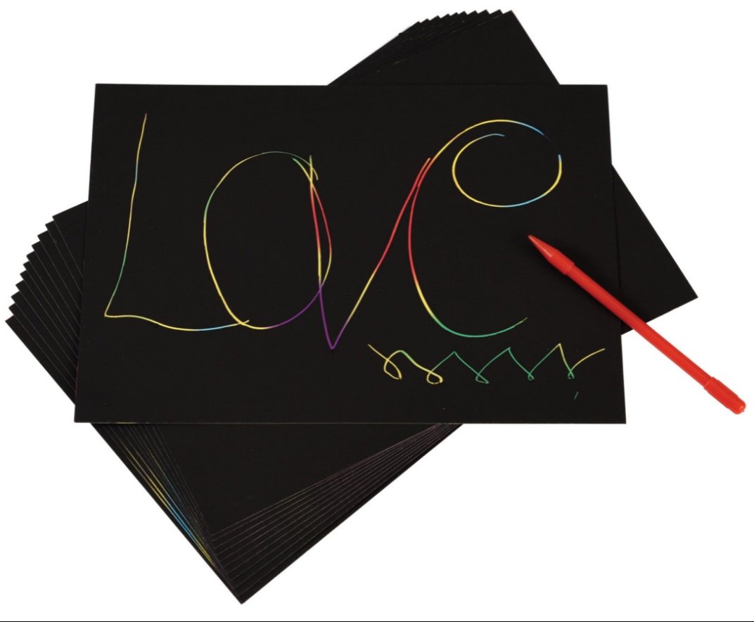 28146 / Magic Rainbow Scratch Art Paper 41565 Kids / Toys and Games