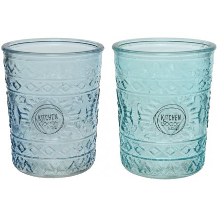 Ocean Waves Assorted Glass Carafes