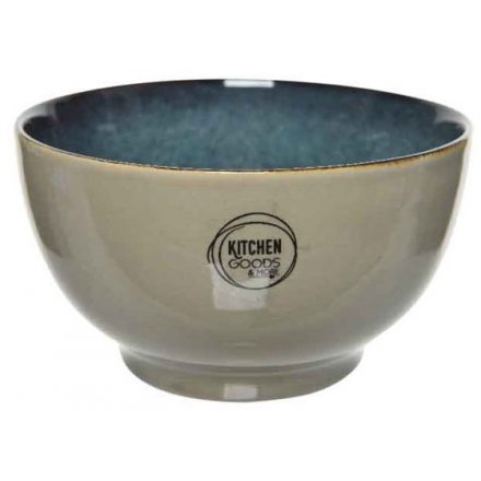 Two Tone Stoneware Bowl, 14.5cm  
